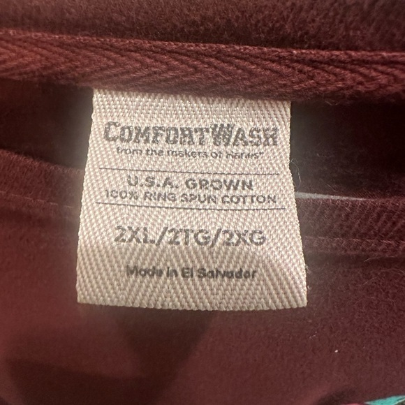 Comfort Wash A&M University Aggie Patagonia Style Long Sleeve T-Shirt Size 2XL - Picture 3 of 3